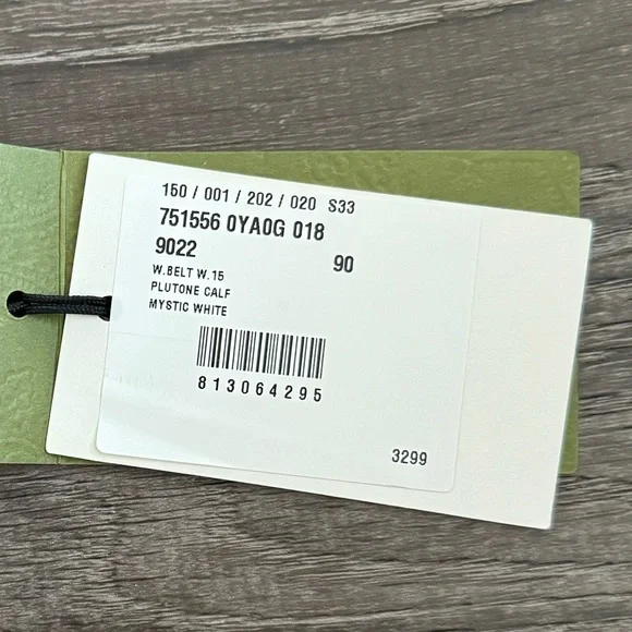 Gucci Thin Belt with Interlocking G Buckle - 90cm - Picture 7 of 11